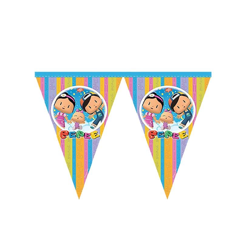 Pepee Lisanslı Üçgen Bayrak Afiş