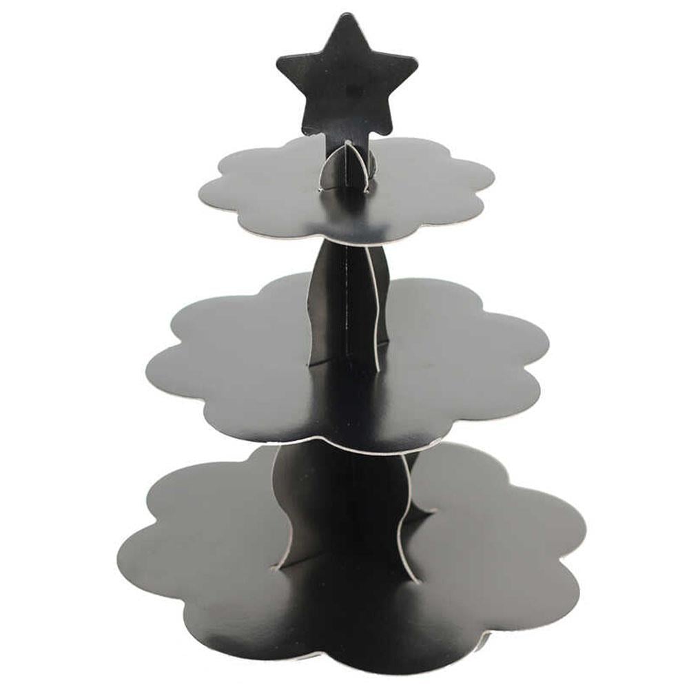 Siyah Cupcake Standı