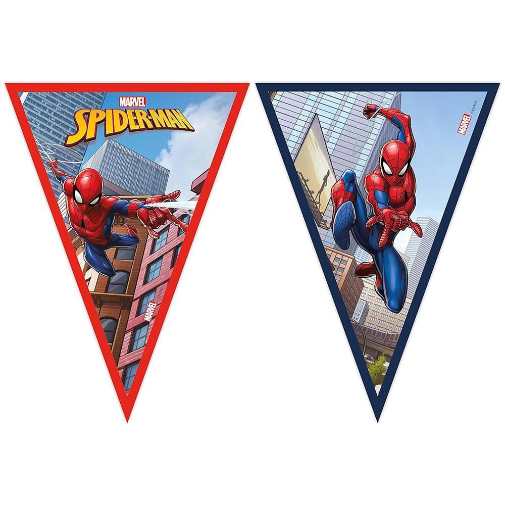 Spiderman Crime Fighter Lisanslı Üçgen Bayrak Afiş