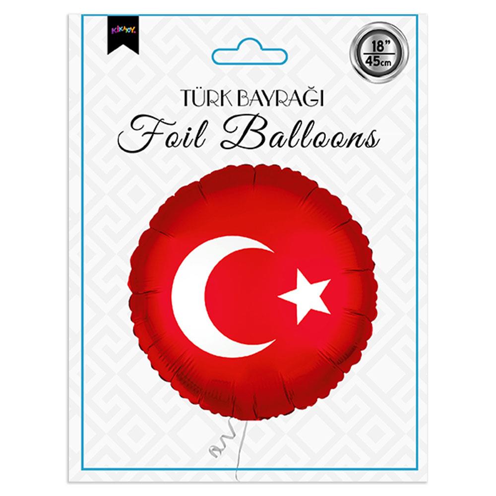 Türk Bayrağı Folyo Balon 45 cm