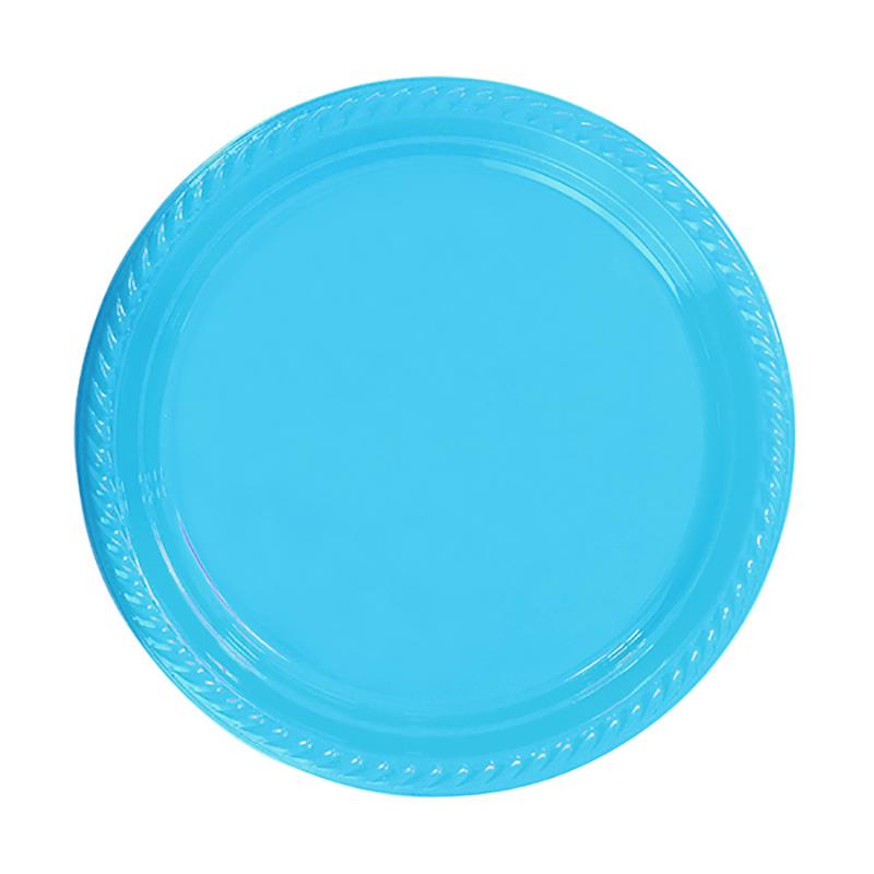 Turkuaz Plastik Tabak 26 cm 8'li