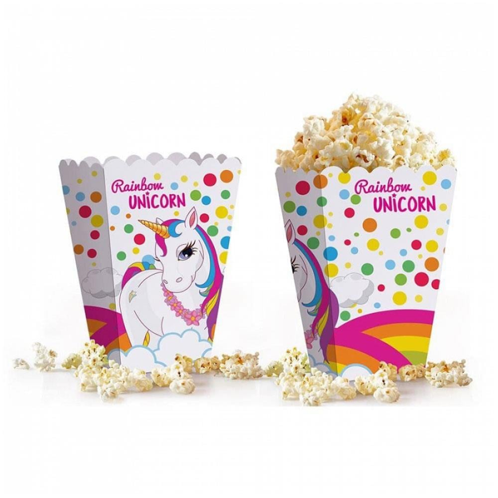 Unicorn Rainbow Mısır Kutusu 10'lu