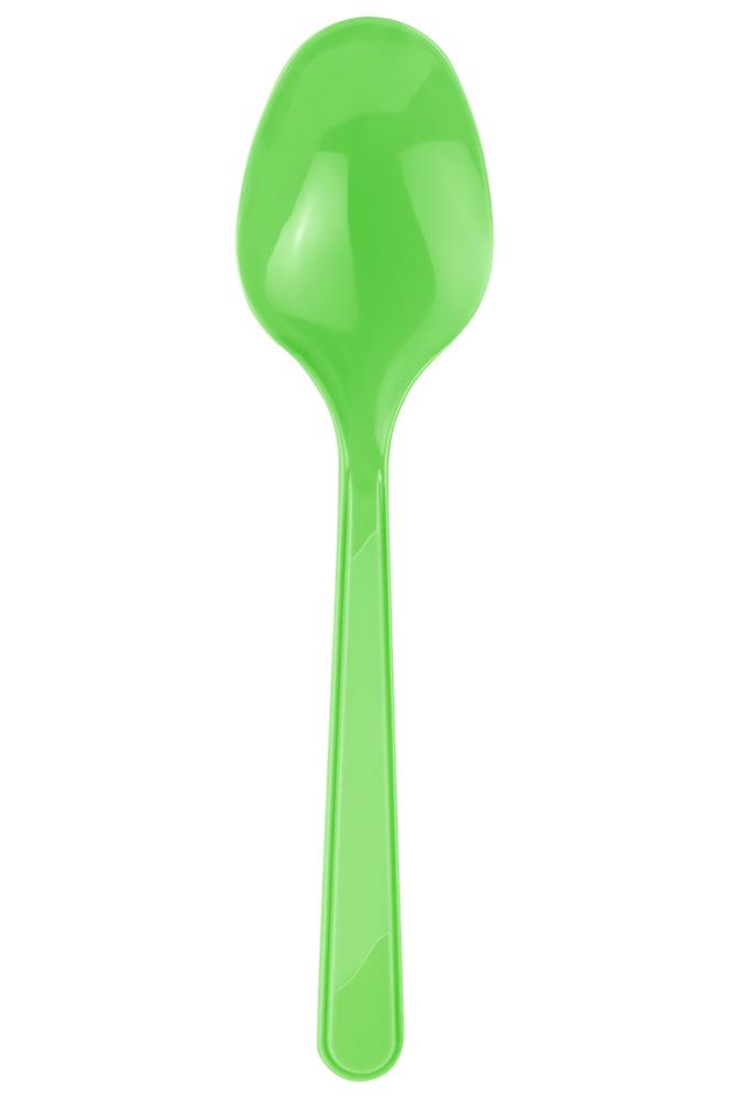 Yeşil Plastik Kaşık 24'lü