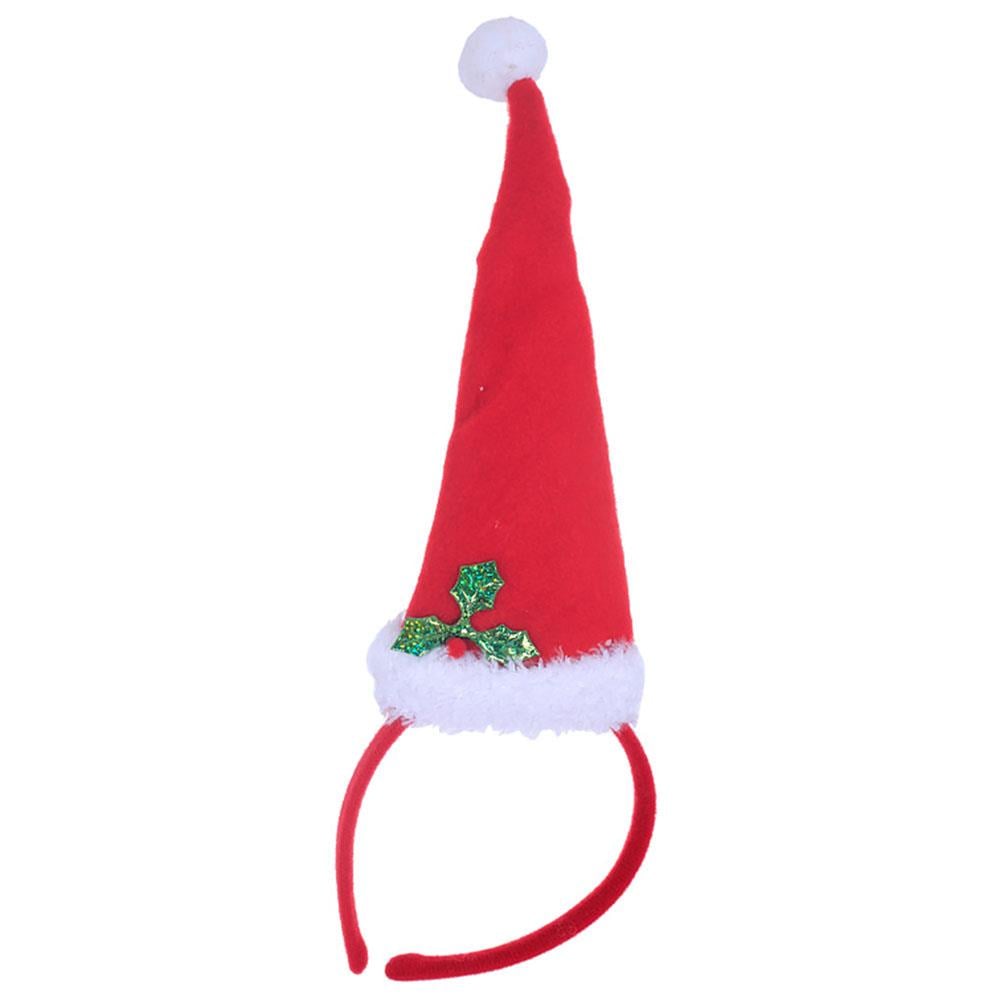 Yılbaşı Kırmızı Noel Taç Şapka 30 cm