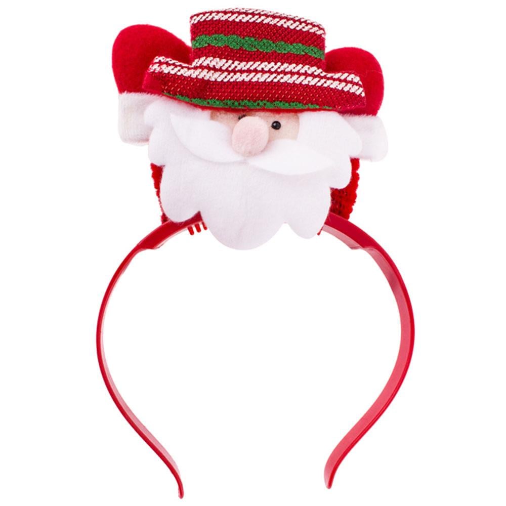 Yılbaşı Simli Noel Baba Işıklı Taç