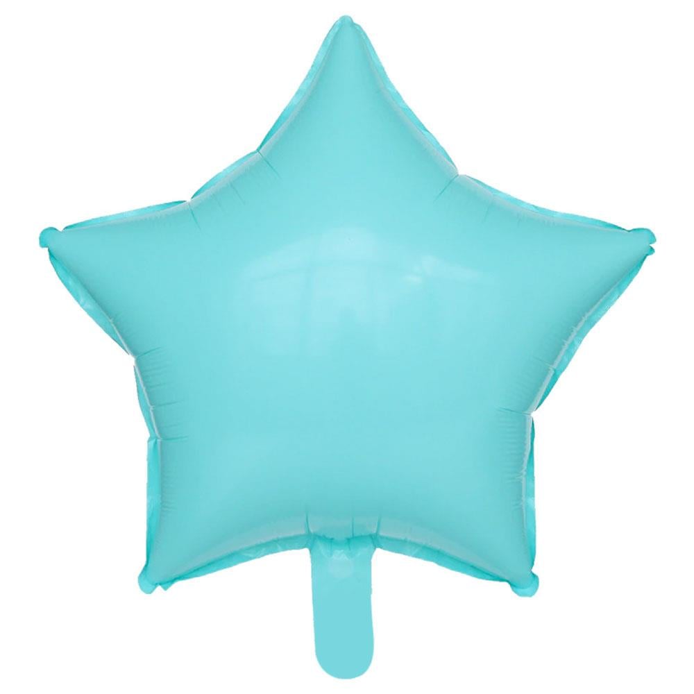 Yıldız Makaron Mint Yeşili Folyo Balon 45 cm