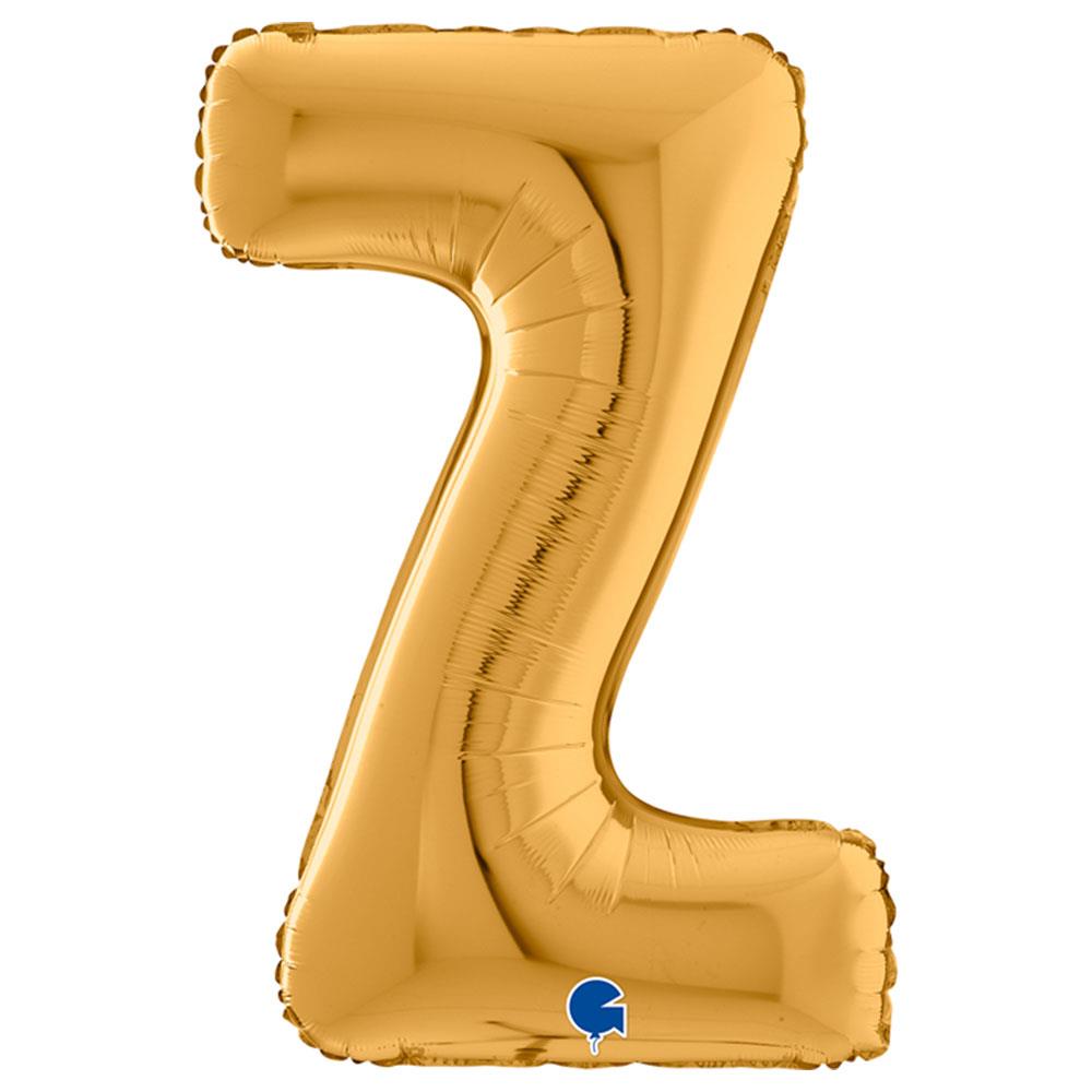 Z Harf Grabo Altın Folyo Balon 66 cm