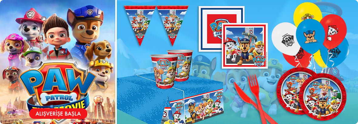 Paw Patrol Doğum Günü Parti Ürünleri