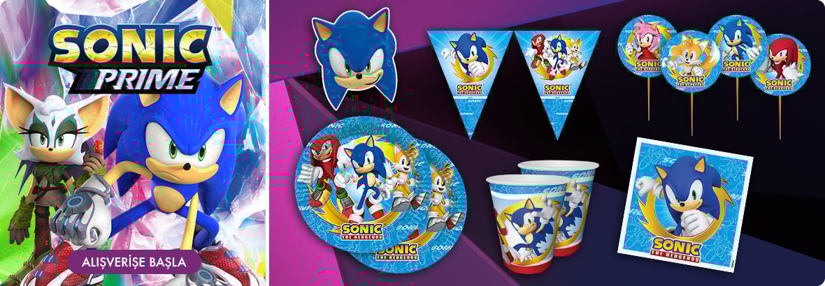 Sonic Doğum Günü Parti Ürünleri