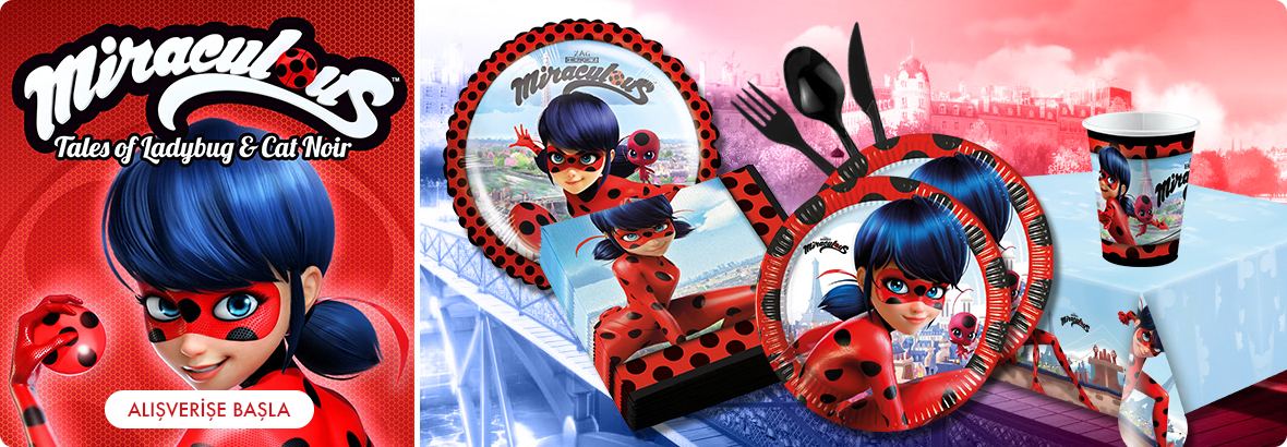 Miraculous  Doğum Günü Parti Ürünleri