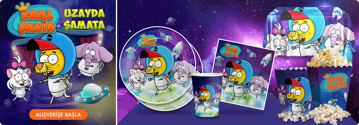 Kral Şakir Doğum Günü Parti Ürünleri