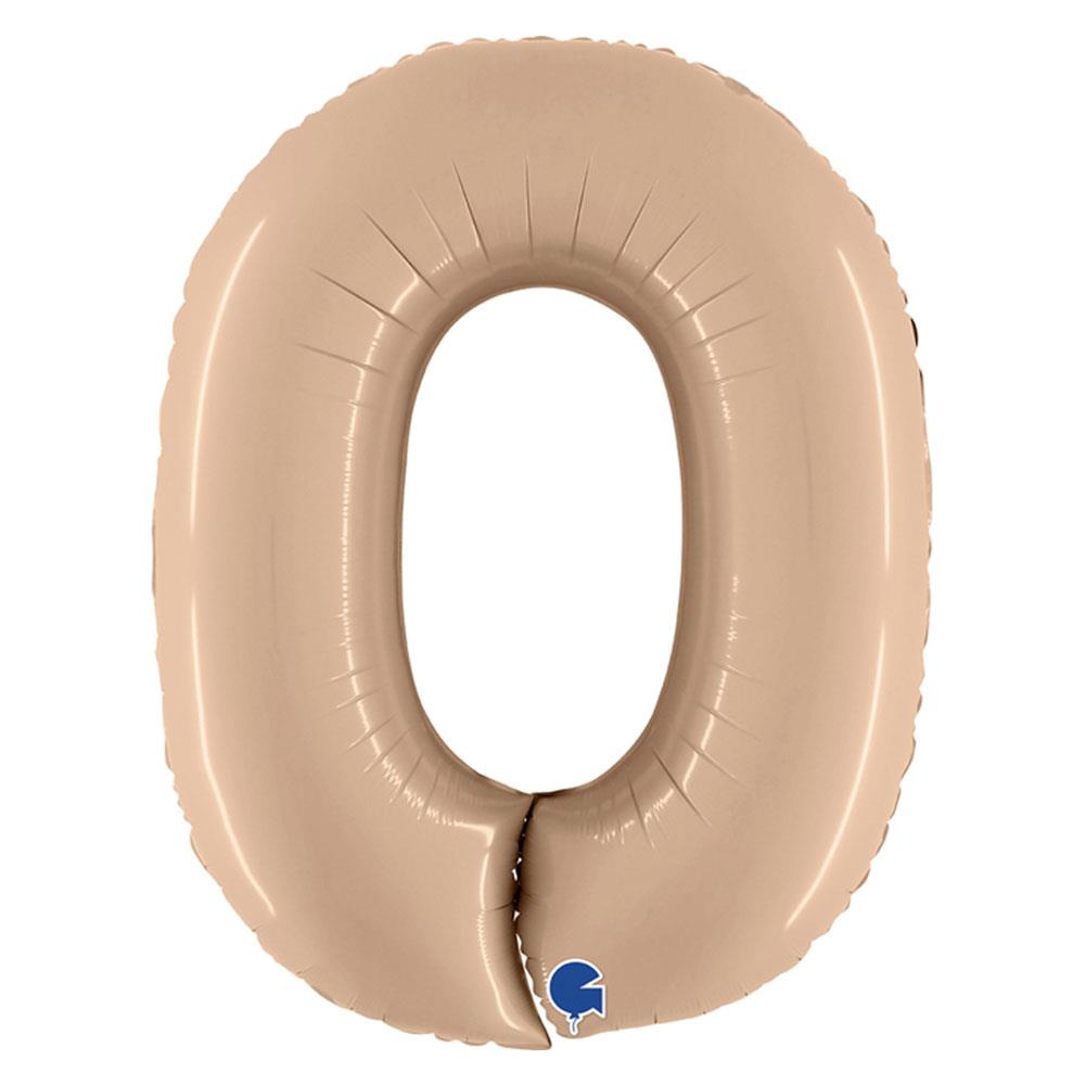 0 Rakam Grabo Krem Folyo Balon 102 cm
