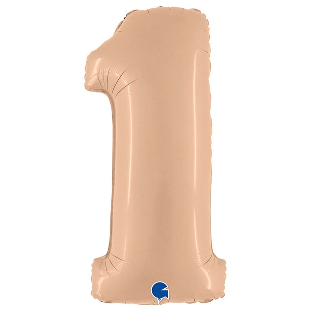 1 Rakam Grabo Krem Folyo Balon 102 cm