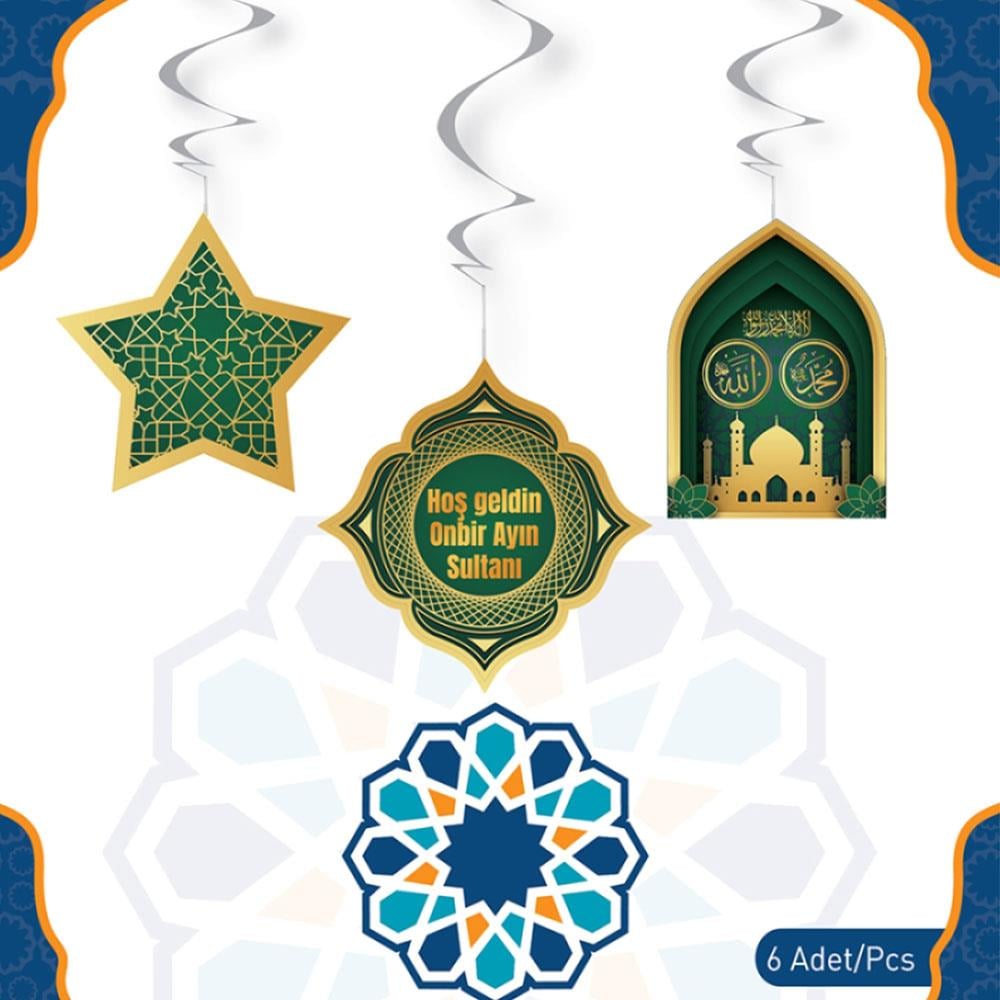11 Ayın Sultanı Temalı Sarkıt Süs 6'lı