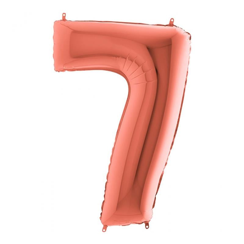 7 Rakam Grabo Rose Gold Folyo Balon 102 cm