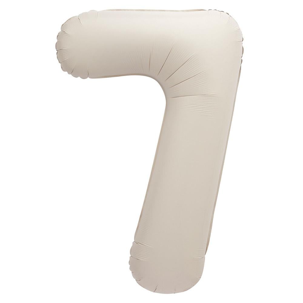 7 Rakam Krem Folyo Balon 80 cm