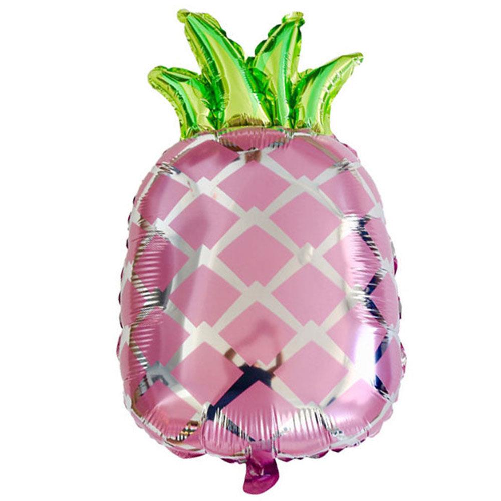 Ananas Folyo Balon Pembe 60 cm