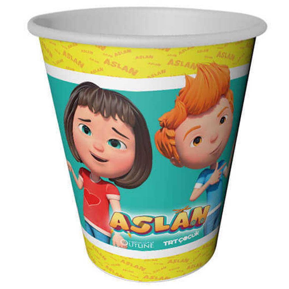 Aslan Karton Bardak 8'li
