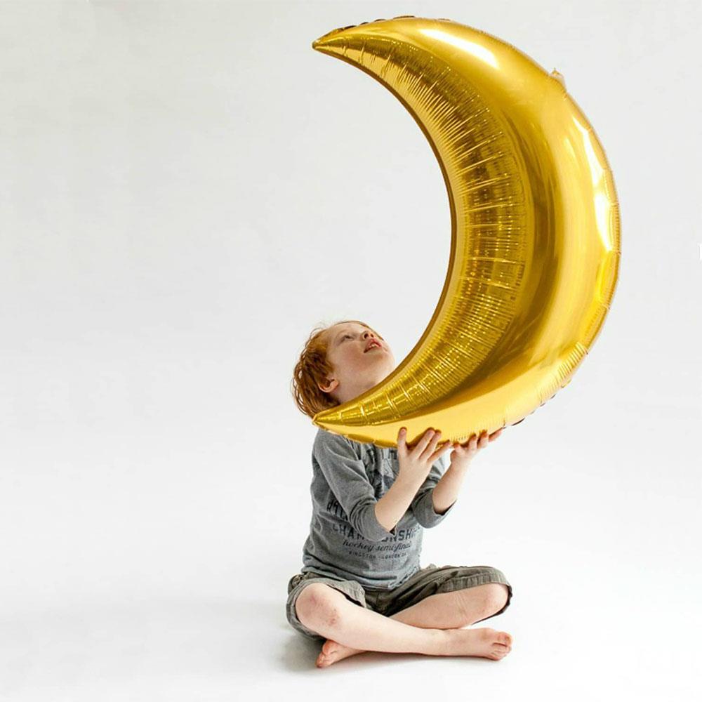 Ay Folyo Balon Altın 60 cm