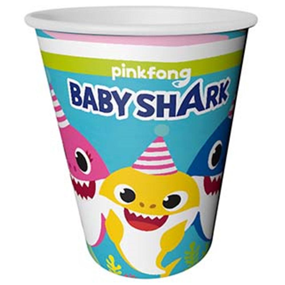 Baby Shark Karton Bardak 8'li