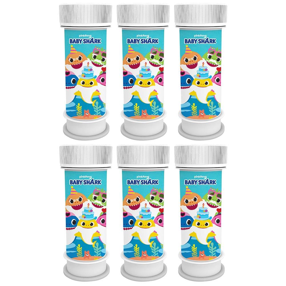 Baby Shark Lisanslı Köpük Set 6'lı