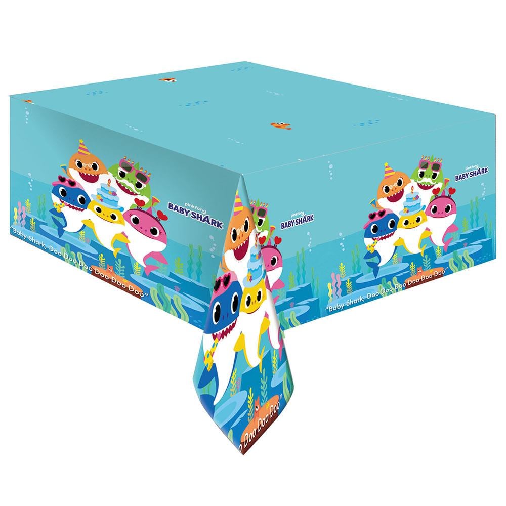 Baby Shark Plastik Masa Örtüsü 120x180 cm