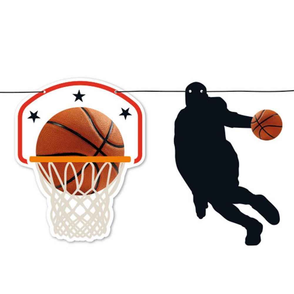 Basketbol Temalı Özel Kesim Afiş