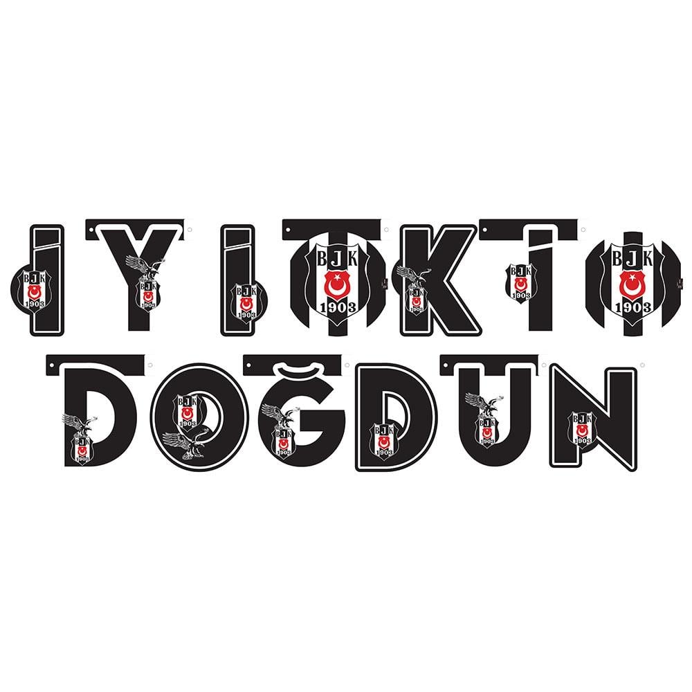 Beşiktaş İyi ki Doğdun Harf Afiş