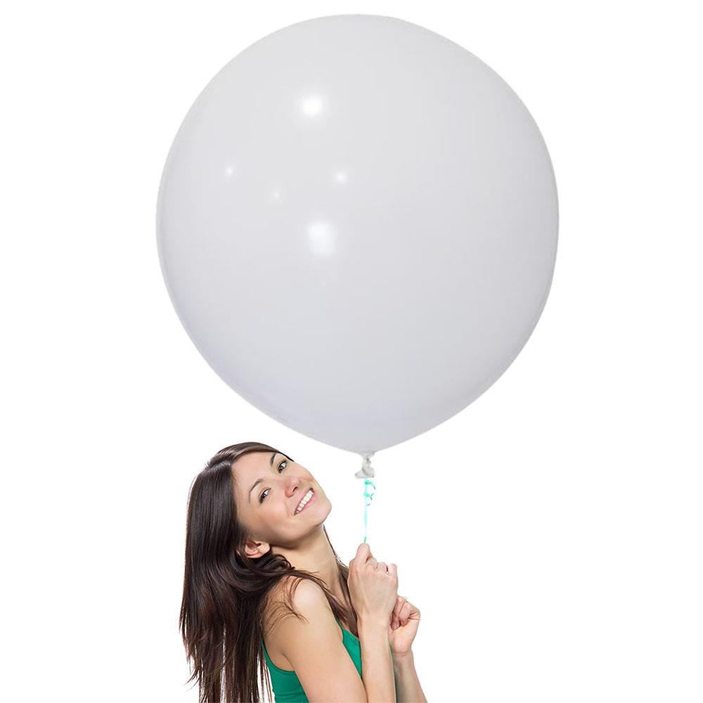 Beyaz Jumbo Lateks Balon 60 cm