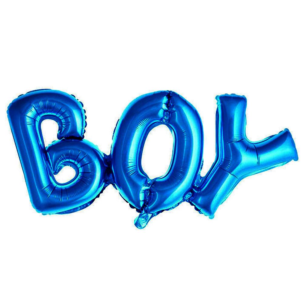 Boy Folyo Balon Mavi 21x52 cm