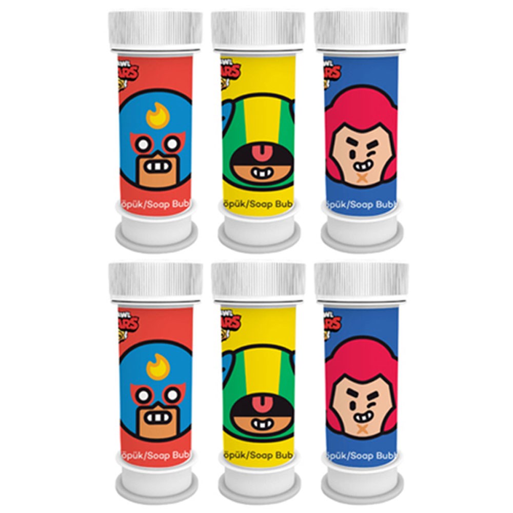 Brawl Stars Lisanslı Köpük Set 6'lı