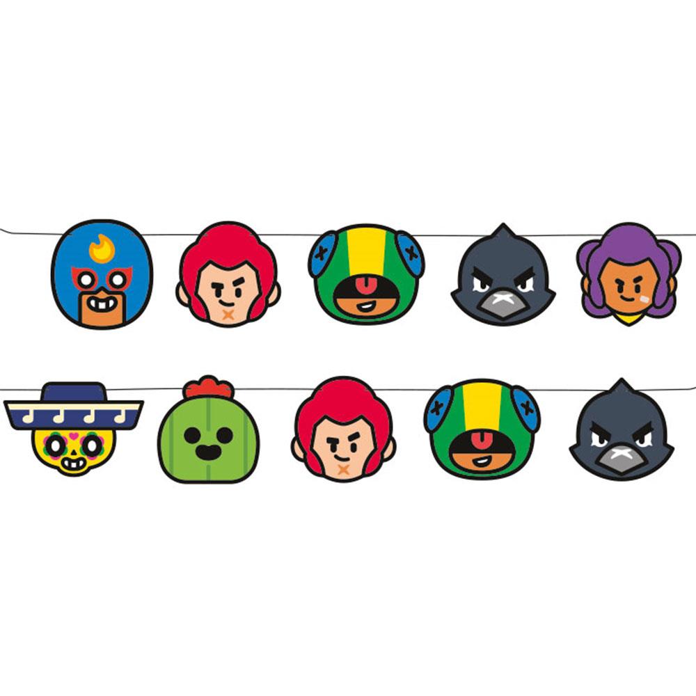 Brawl Stars Temalı Özel Kesim Afiş