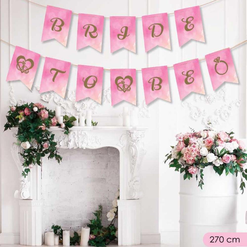 Bride To Be Temalı Harf Afiş