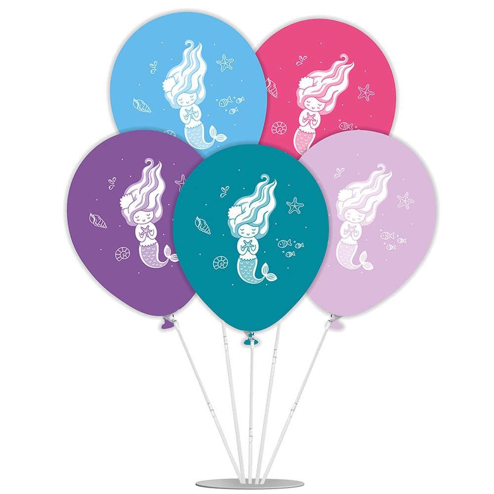 Deniz Kızı Balonlu Stand Set 7'li