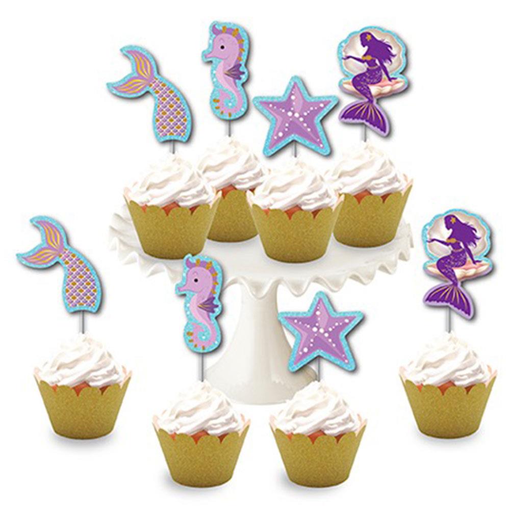 Deniz Kızı Simli Eva Delux Kürdan 8'li