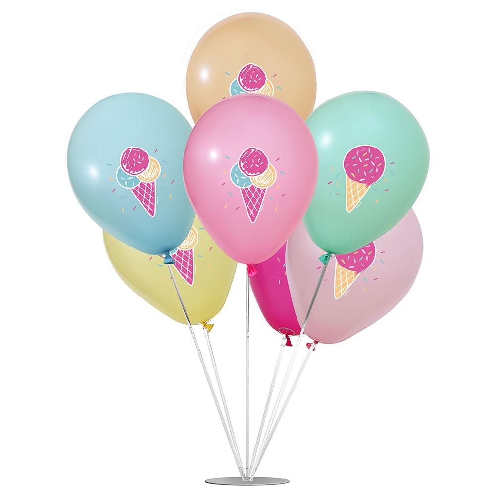 Dondurma Partisi Temalı Balon Stand Set 7'li