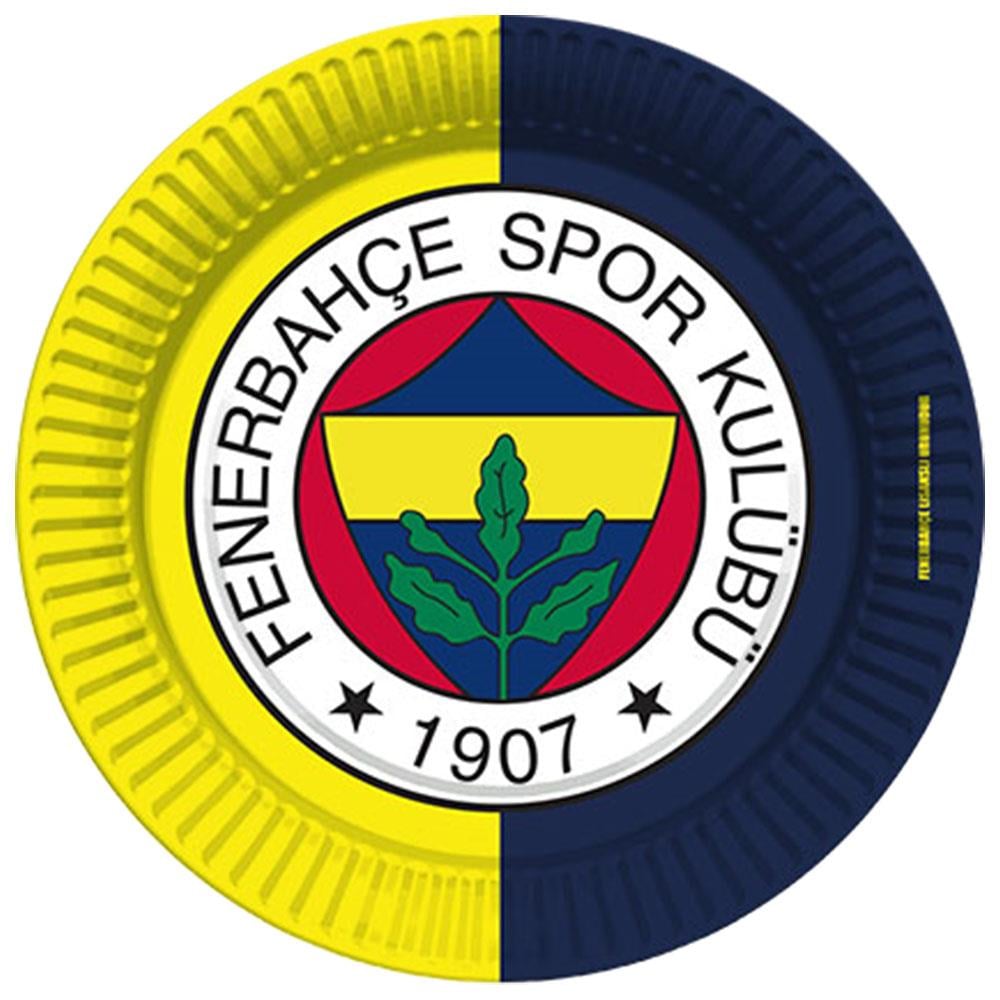 Fenerbahçe Karton Tabak 23 cm 8'li