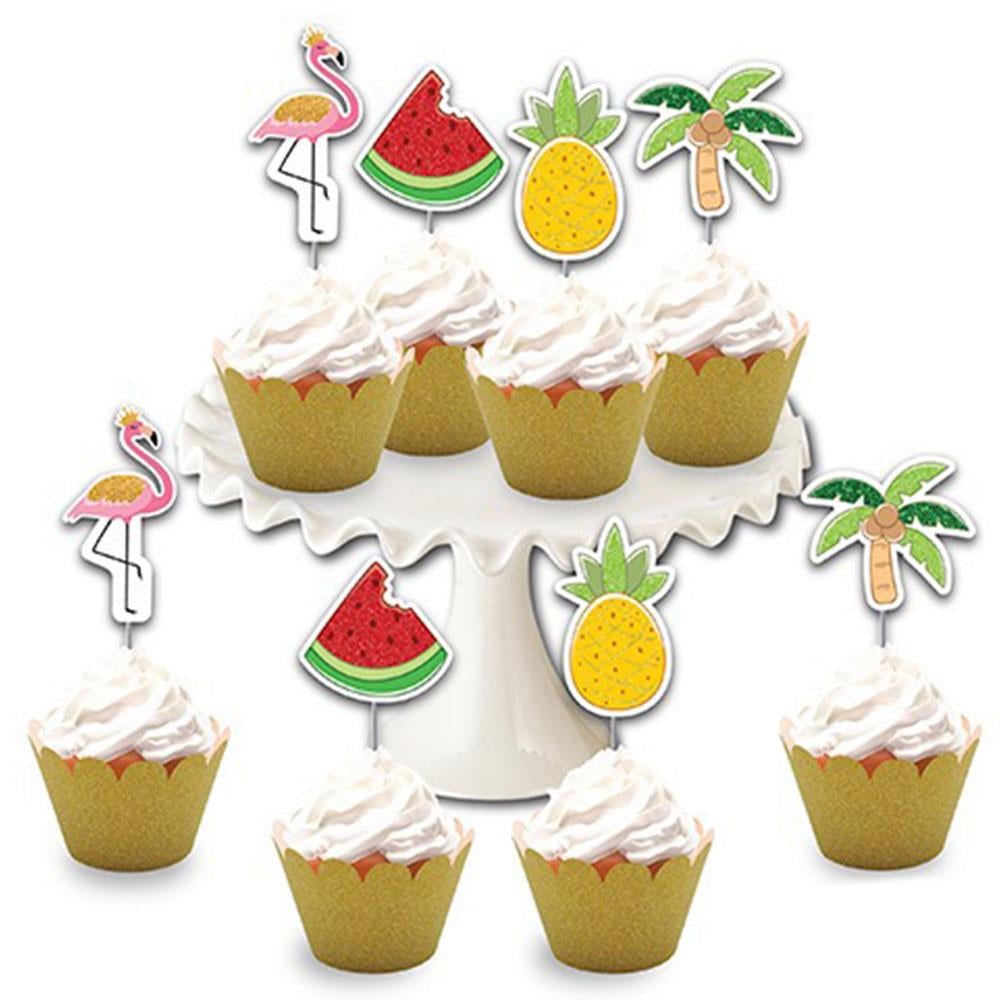 Flamingo Simli Eva Delux Kürdan 8'li