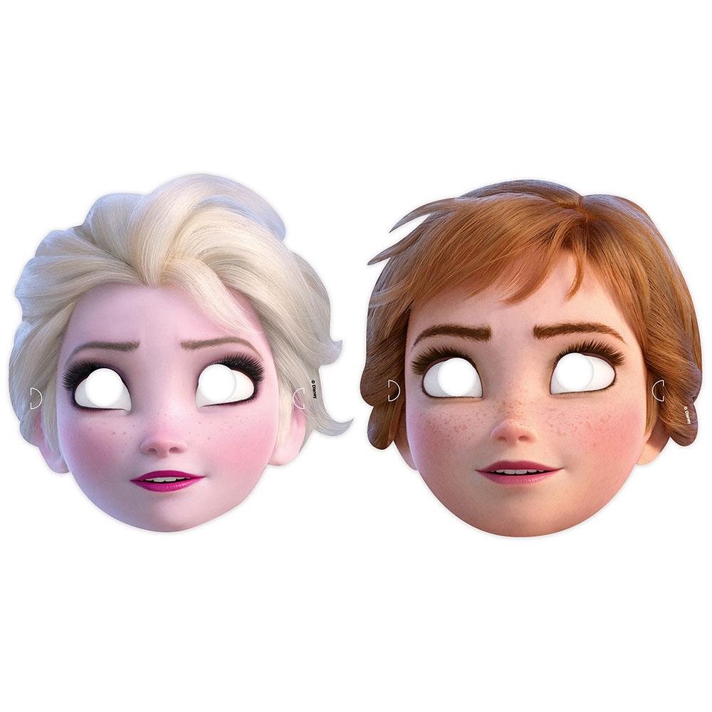 Frozen 2 Lisanslı Kağıt Maske 6'lı