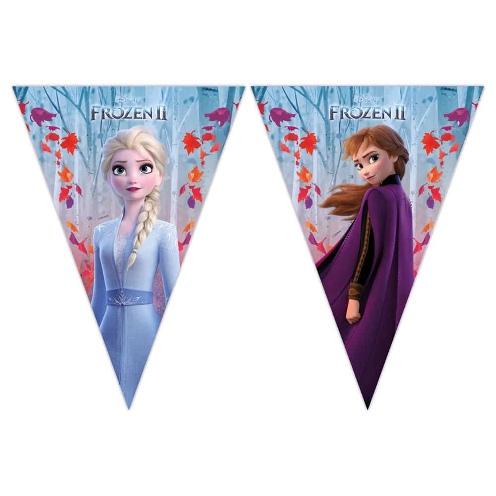 Frozen 2 Lisanslı Üçgen Bayrak Afiş