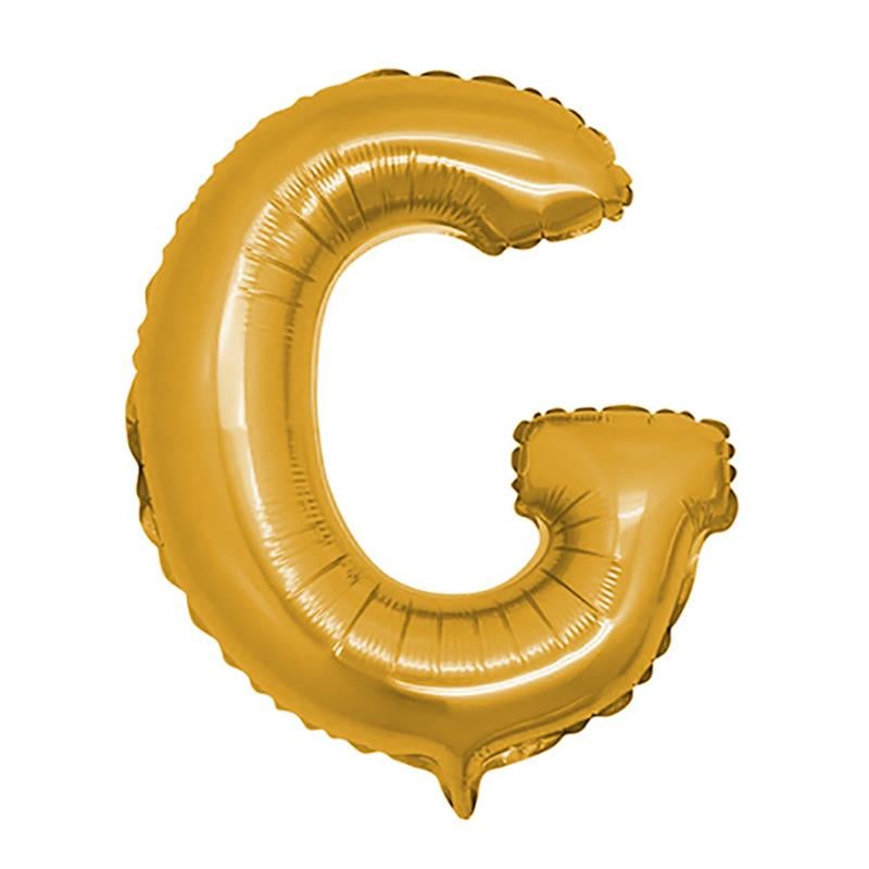 G Harf Altın Folyo Balon 100 cm