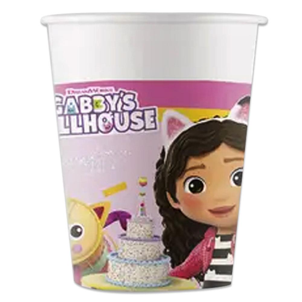 Gabby's Dollhouse Karton Bardak 8'li