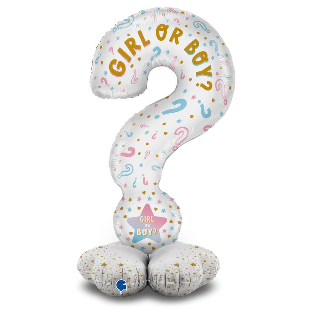 Girl or Boy Grabo Ayakta Durabilen Folyo Balon 110 cm