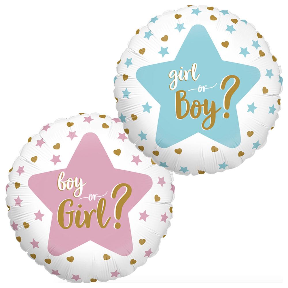 Girl or Boy Star Grabo Folyo Balon 46 cm