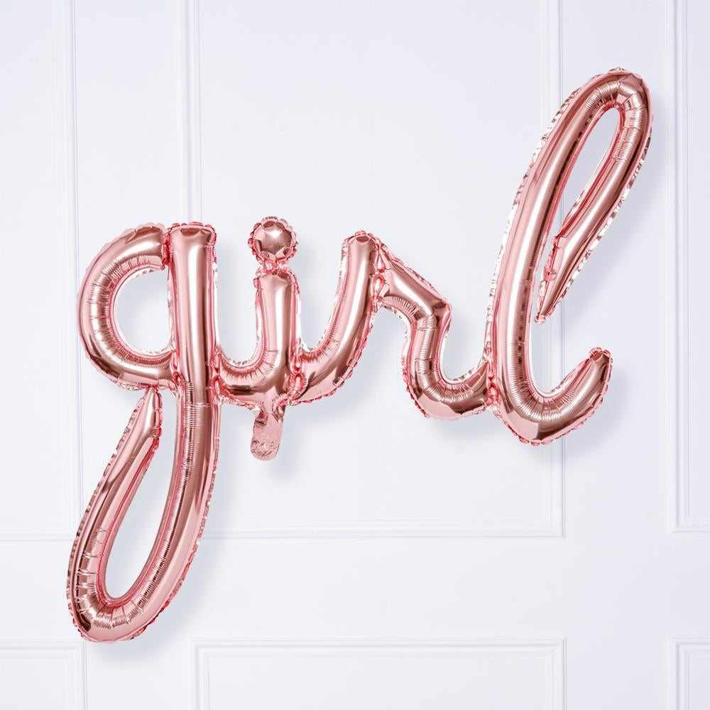 Girl Rose Gold Folyo Balon 98x55 cm