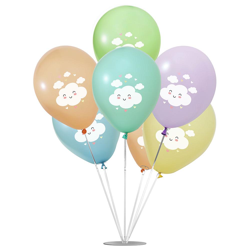 Gökkuşağı ve Bulut Temalı Balon Stand Set 7'li