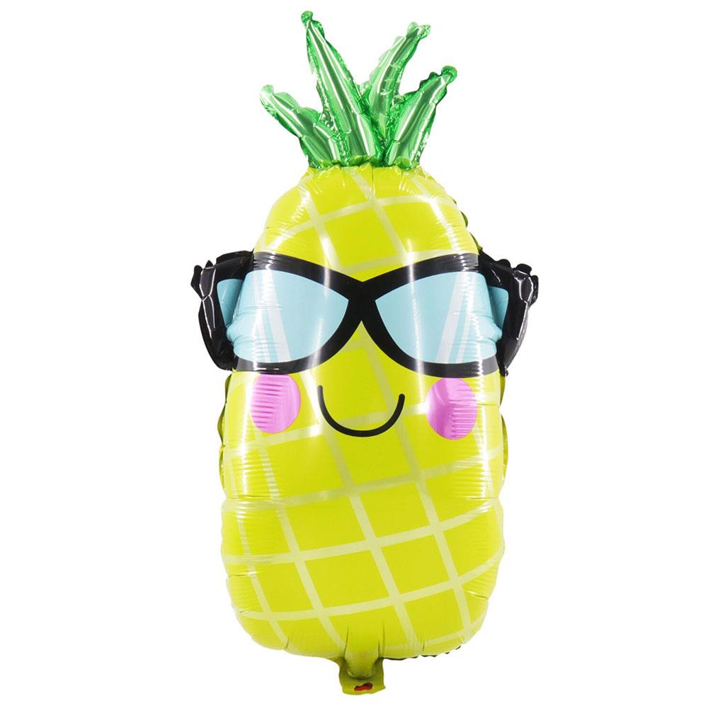Gözlüklü Ananas Folyo Balon 75 cm