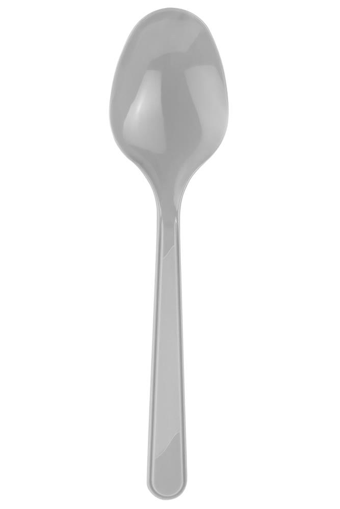Gümüş Plastik Kaşık 10'lu