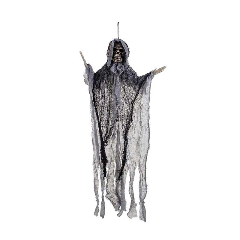 Halloween Askılı Hayalet Gri