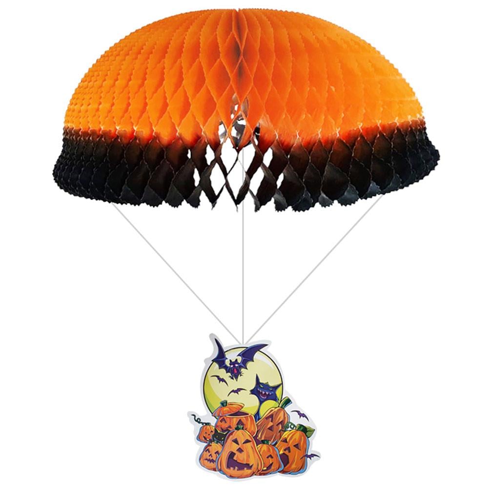 Halloween Balkabağı Figürlü Paraşüt Süs